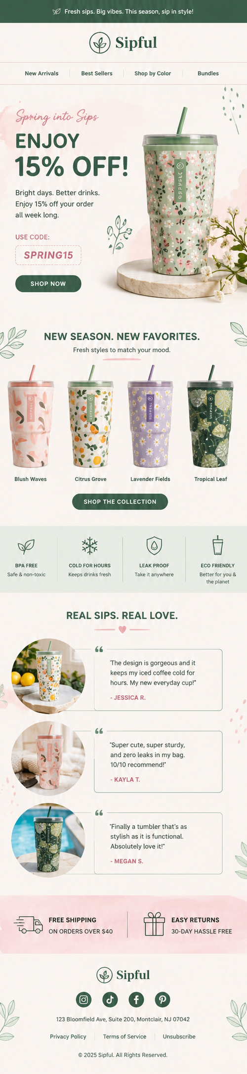 Sipful — Spring sale