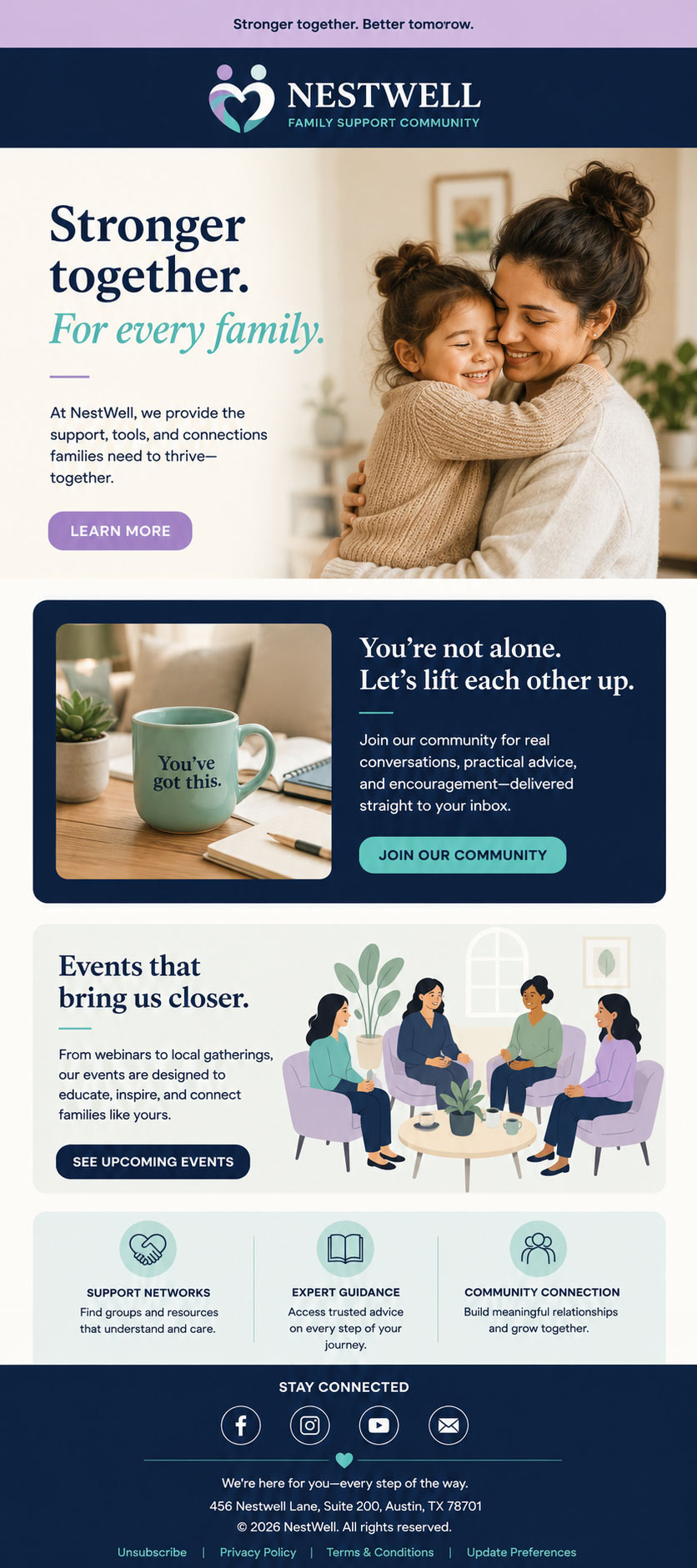 NestWell — Community newsletter