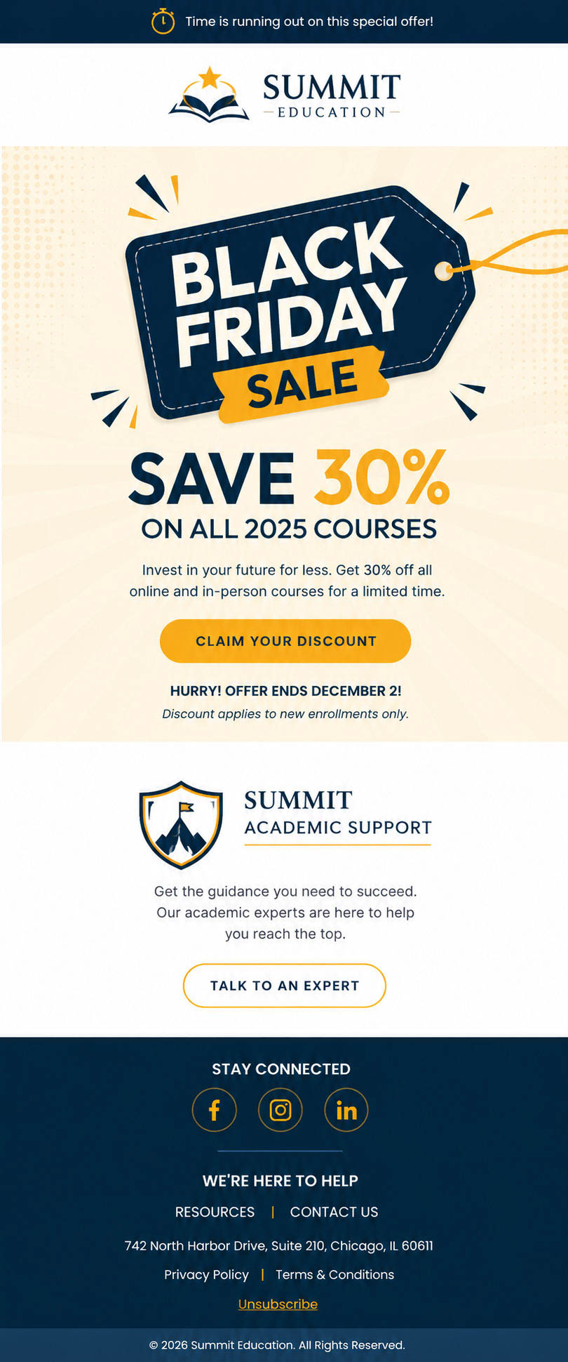 Summit Education — Black Friday courses